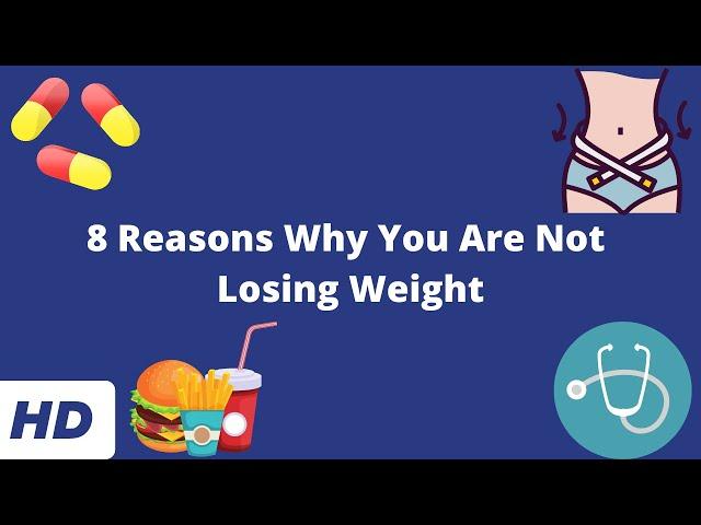 8 Reasons Why You Are Not Losing Weight