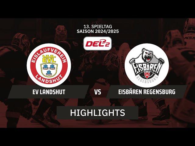 DEL2: EV Landshut vs. Eisbären Regensburg | Highlights - 13.Spieltag | SDTV Eishockey