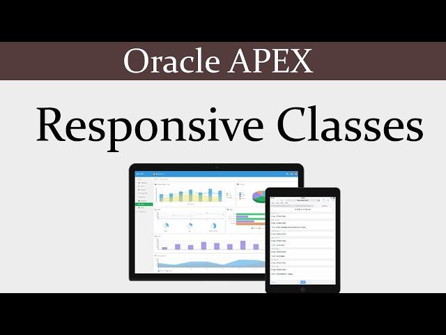 Responsive Classes | Oracle APEX 20.1