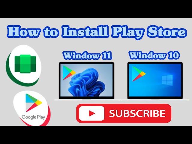 How to Install Play Store in Windows 11/10 || Step-by-Step Guide to Run Android Apps