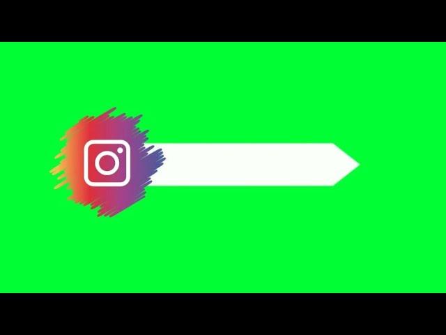 Green Screen Instagram Button Animation