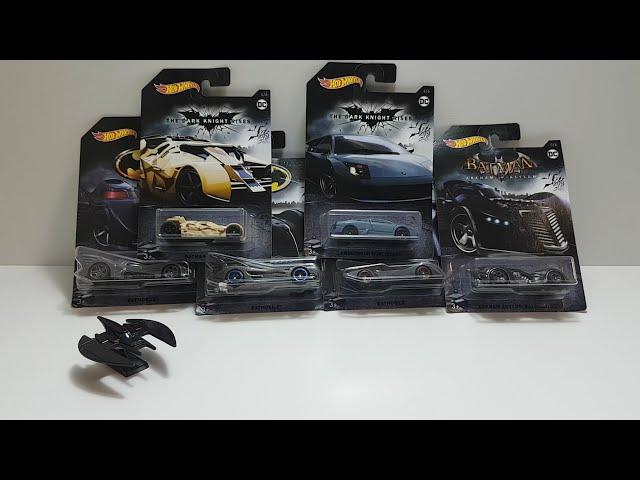 Batmobile Hot Wheels - вся серия