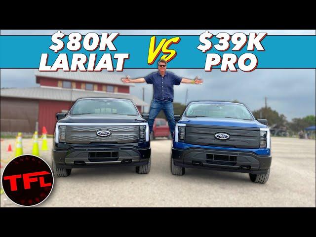 Here's How the Cheapest 2022 Ford F-150 Lightning Compares to the Fancy Model!