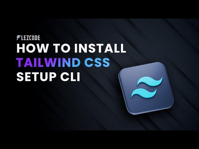 How to install and setup tailwind css CLI using visual studio code (2024)