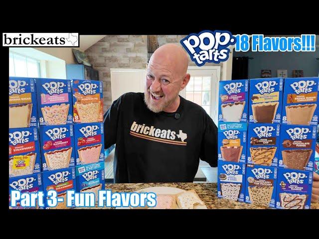 Pop Tarts REVIEW Part 3- Fun Flavors! I bought 18 flavors to see which ones are the BEST! brickeats