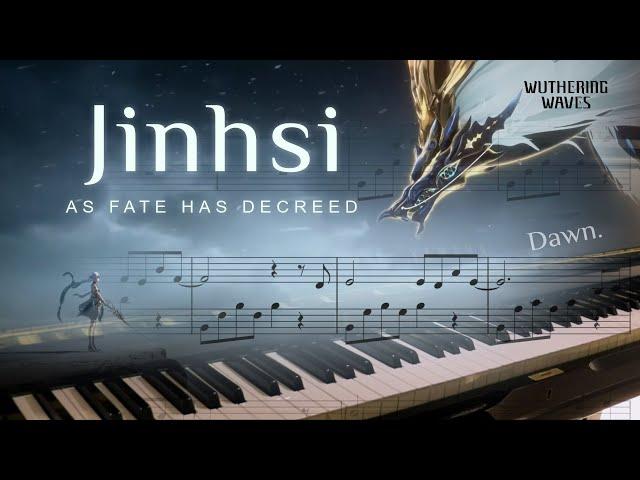 Jinhsi: As Fate Has Decreed Piano Arrangement | Wuthering Waves