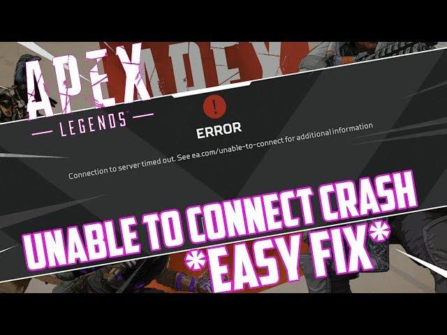 How To Fix "Connection To Server Timed Out" In Apex Legends - Unable To Connect *Easy Fix*