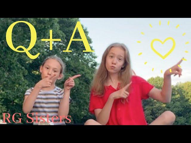 Q+A//Get to Know Us | RG Sisters