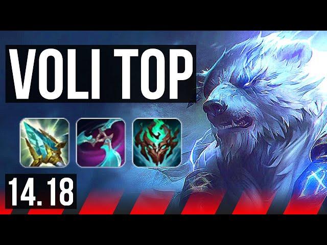 VOLIBEAR vs TRUNDLE (TOP) | 15/2/8, Legendary, 42k DMG, 800+ games | NA Diamond | 14.18