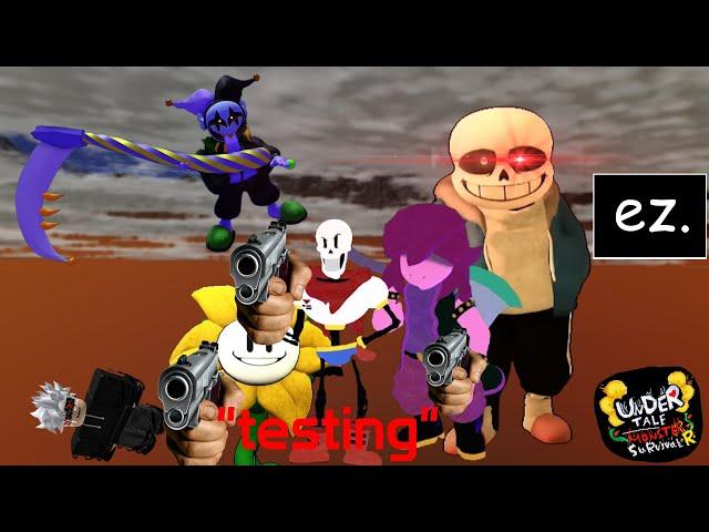 Trying a new Undertale Game in its testing stage... (Undertale Monster Survival: Remastered)