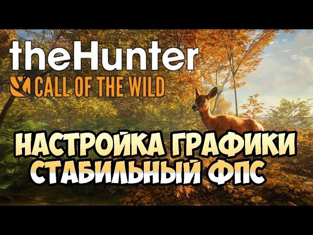 TheHunter: Call Of The Wild Настройка Графики, стабильный ФПС