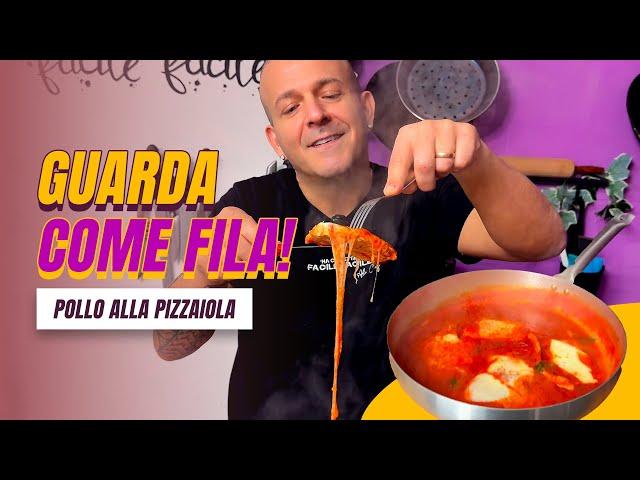 Non il solito POLLO! Fatelo alla PIZZAIOLA con questa ricetta facile!