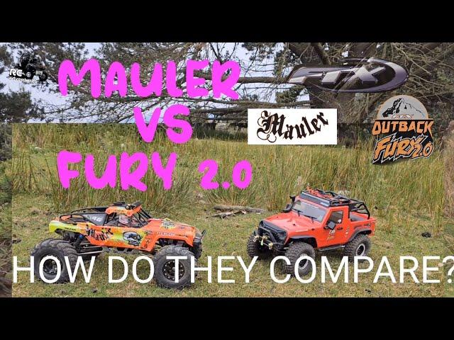 FTX MAULER VS FTX OUTLAW FURY 2.0,,  ROCK CRAWLER VS TRAIL TRUCK