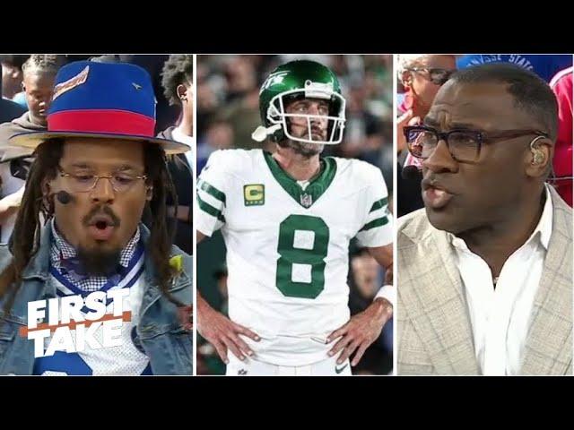 FIRST TAKE | Aaron Rodgers will never win another Super Bowl! - Shannon & Cam Newton rips Jets