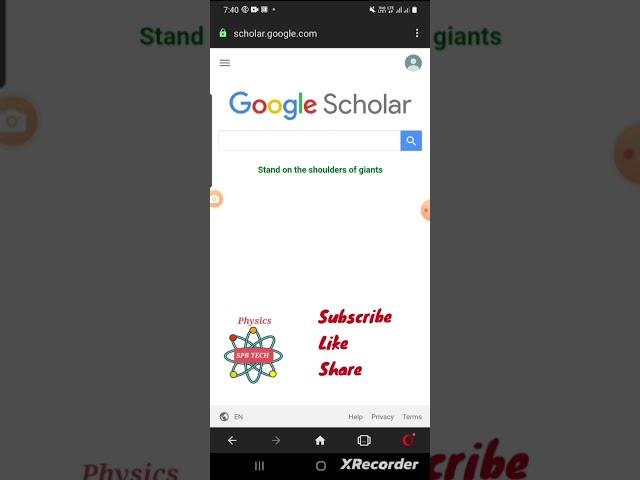 Google Scholar research paper search