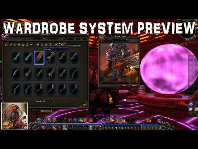 WoW New Wardrobe Appearance System Preview & What You Can Do To Make Some Gold From It