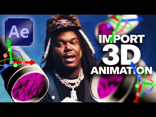 Import 3D Animated Objects DIRECTLY in After Effects | Tutorial