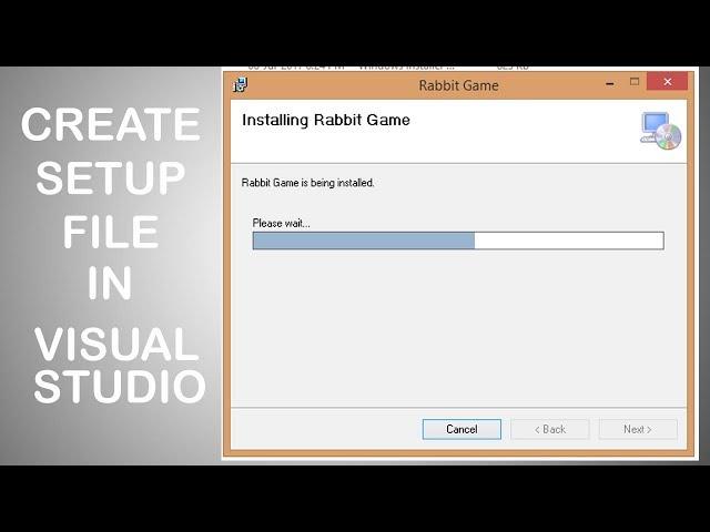 How to Create Setup Installation File in Visual Studio