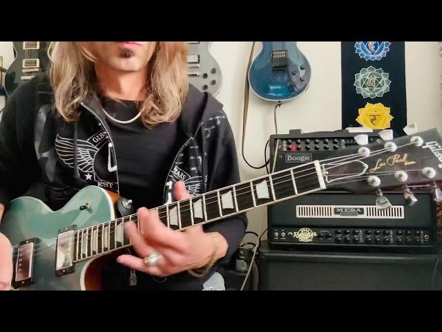 Europe - Cherokee, John Norum guitar solo cover @europethebandtv