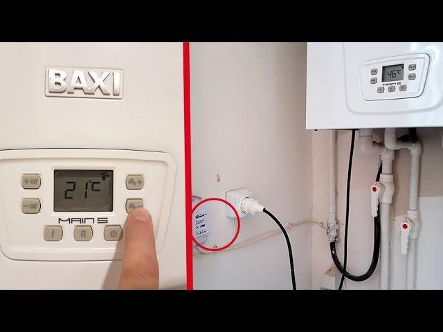 The first start of the gas boiler Baxi Main 5  / Overview of the gas boiler Baxi