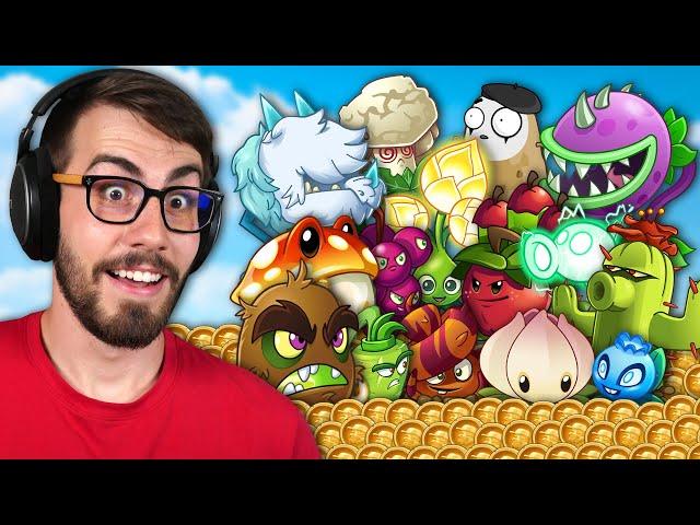 Buying EVERY Premium Money Plant! (Plants vs Zombies 2)