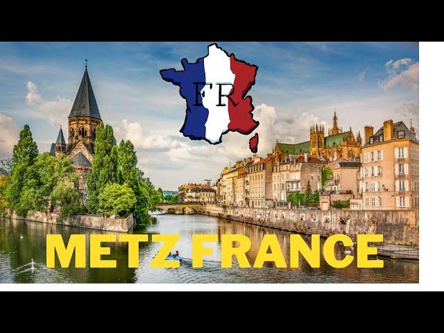 STADT METZ LORRAINE FRANKREICH 4K 