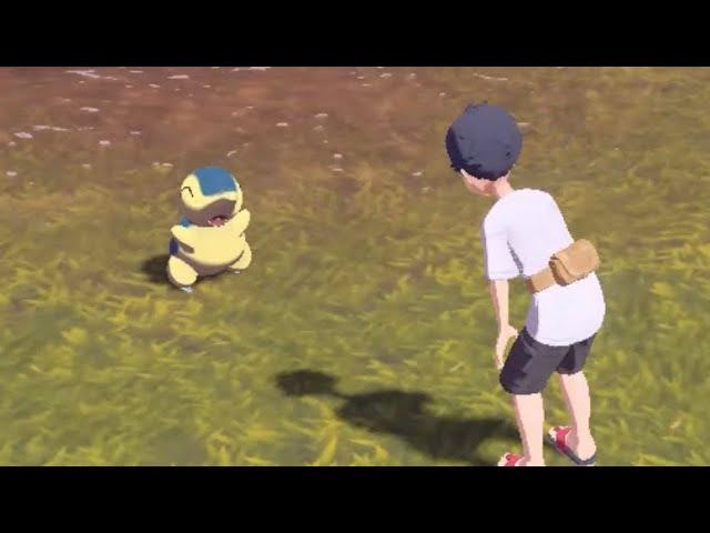 Cyndaquil Being Cute And Helpful In Legends Arceus