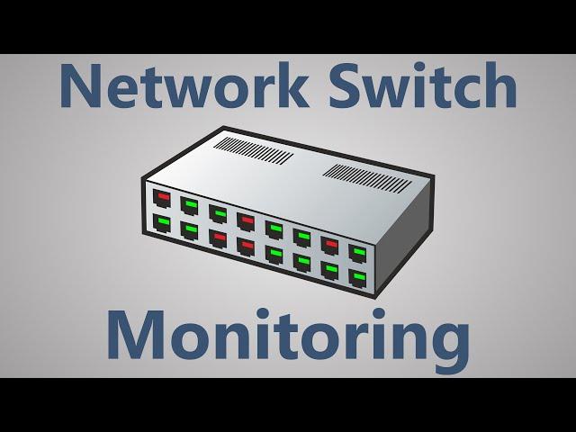 How to monitor network switches using the SNMP protocol?