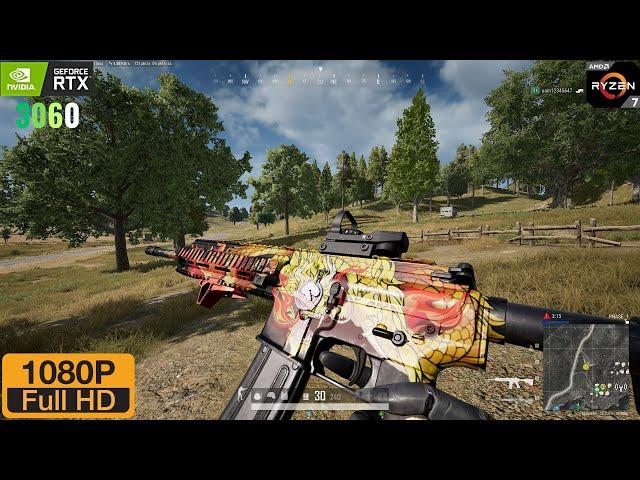 PUBG PC ERANGEL Gameplay: RTX 3060