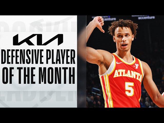 Dyson Daniels Is The Kia NBA Eastern Conference Defensive Player of the Month #KiaDPOTM