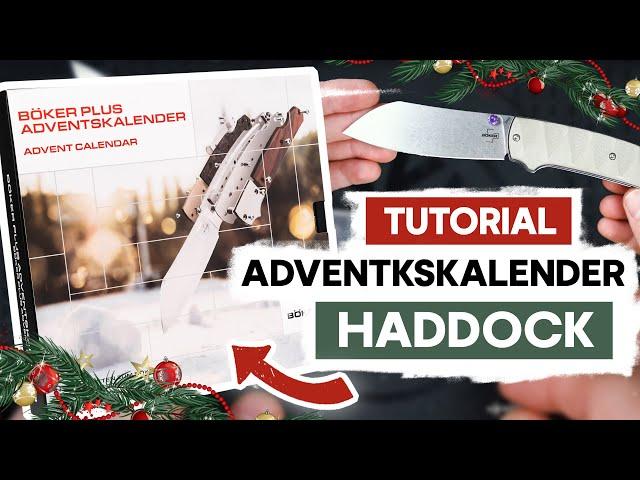 Wir bauen den Adventskalender Haddock auf | Böker Solingen