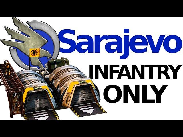 Command & Conquer 3 Tiberium Wars - Sarajevo - Infantry Only!