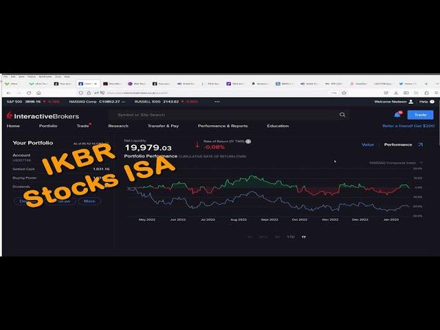 Quantum AI Tech Stocks Portfolio Investing Using Interactive Brokers ISA, Fees, IBKR Platform Review