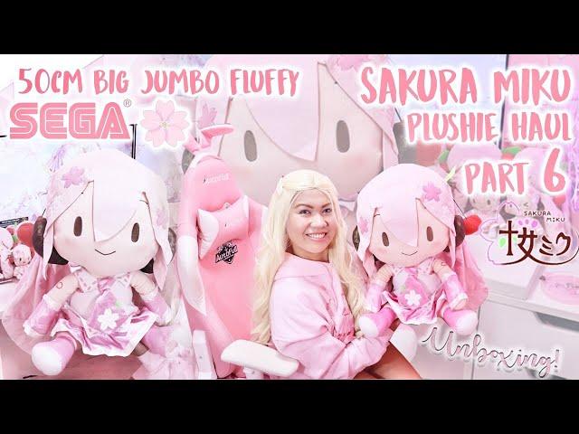 Sakura Miku 50cm Big Jumbo Fluffy SEGA Plushie 桜ミク | Review and Unboxing 46