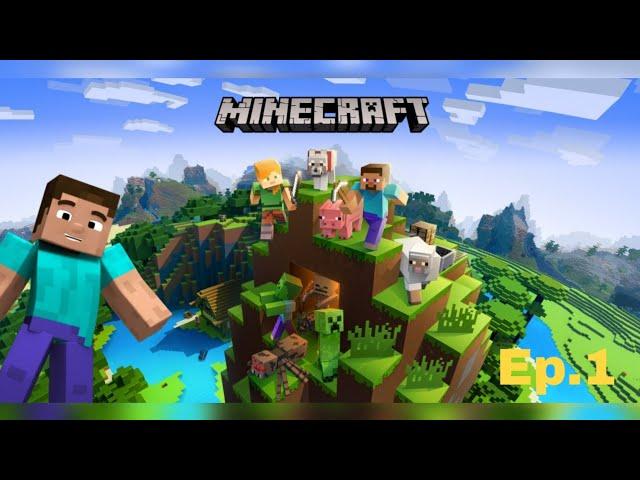 Minecraft pocket Edition survival Gameplay series || Areeb Gamerz #1