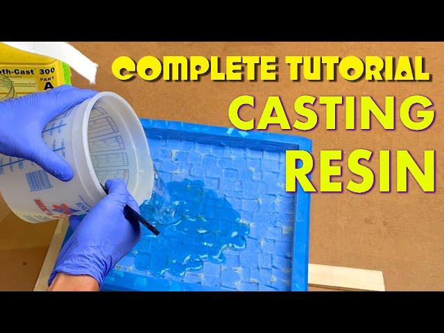 ️ HOW TO CAST EPOXY RESIN: Resin art tutorial ️