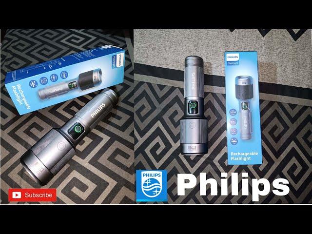 Philips flashlight SFL5101/56 | Philips Torch Review | 60w LED light | Telescopic zooming | SOS