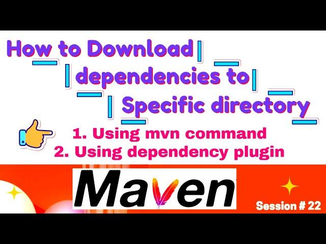 How to download dependencies to specific directory | Copy-dependencies using maven dependency plugin