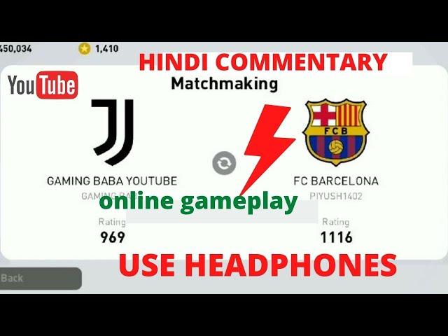 pes 2021 mobile gameplay | HINDI commentary