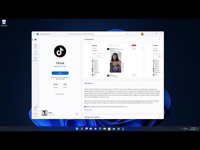 How to Download and Install TikTok on Windows 11