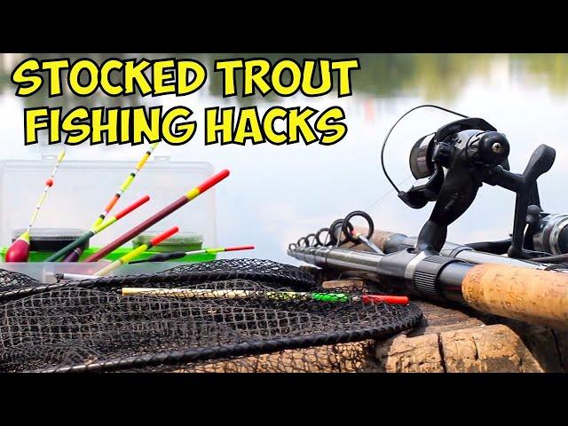 10 Stocked Trout Fishing HACKS and TRICKS