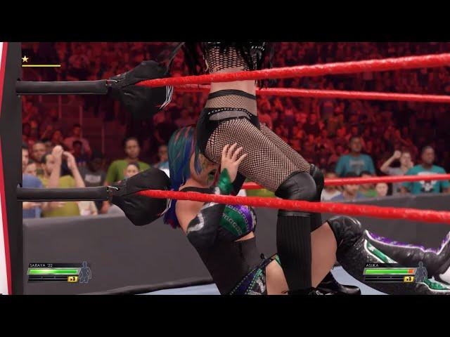 WWE 2K22 Gameplay - Saraya StinkFace