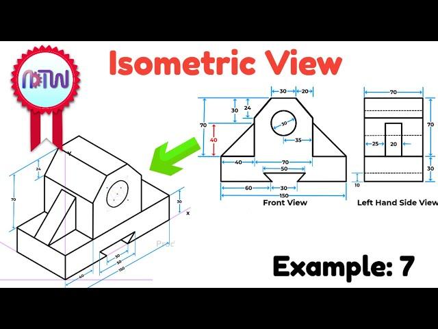 Engineering Drawing Demystified: Isometric Views from Orthographic Projections | ADTW Study