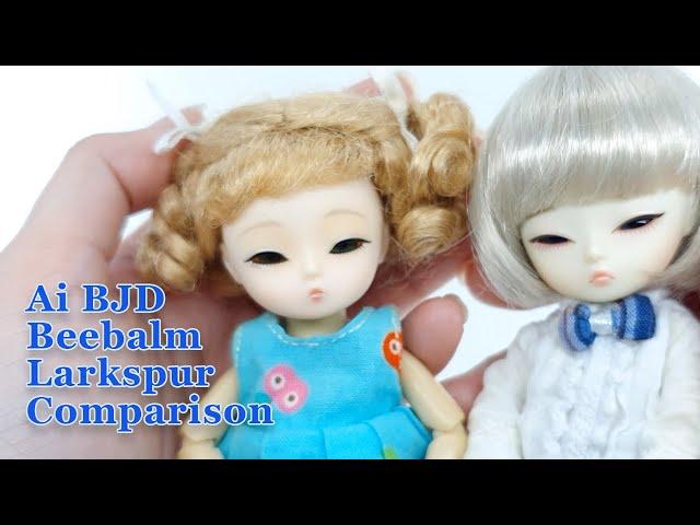 Ai BJD Beebalm and Larkspur Comparison