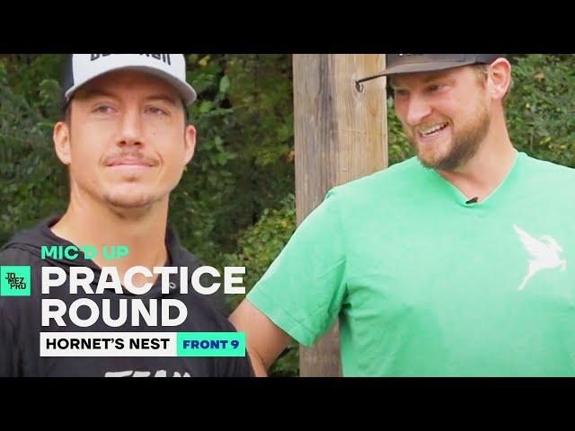 Big Jerm's Trolling Makes Uli Want to Puke | Mic'd Up Practice Round Disc Golf Pro Tour Championship