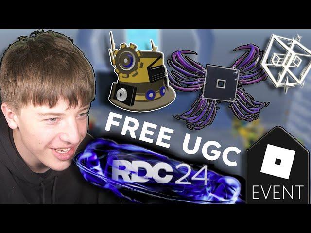 ROBLOX MY NEW FREE UGC ITEM AND UGC GIVEAWAY + RDC KEYNOTES  #roblox #freeugc