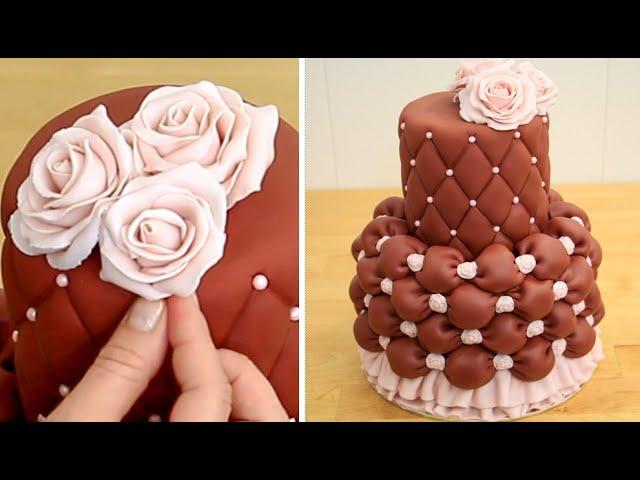 Beautiful Chocolate Wedding Cake Idea | How To Make by Cakes StepbyStep