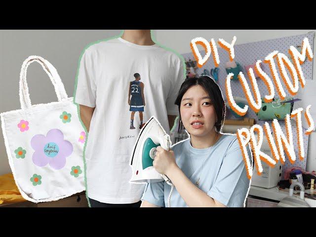 DIY Custom Print T-Shirts (Kmart Iron-on Transfer Paper Review) | halfsoybean