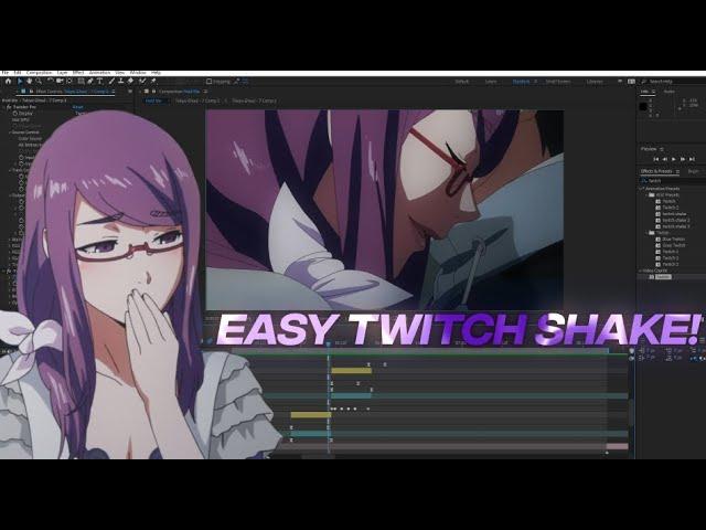 Easy Twitch Shake! - After Effects Tutorial