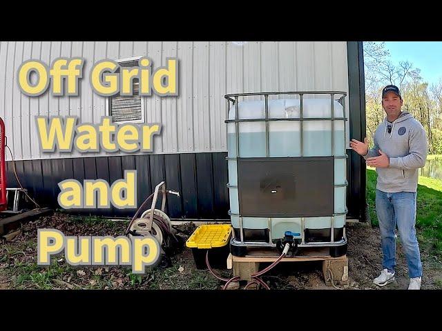 EASY Off Grid Water Storage System- With on Demand Pump